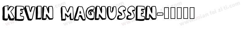 Kevin Magnussen字体转换